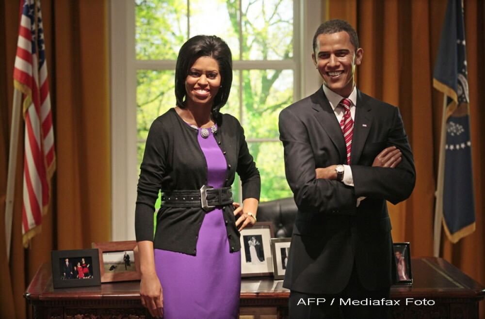 Si Michelle Obama are statuie de ceara - Imaginea 1