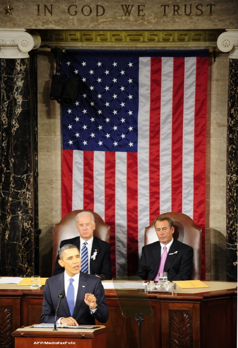 Obama in fata natiunii: SUA trebuie sa recastige suprematia mondiala - Imaginea 4