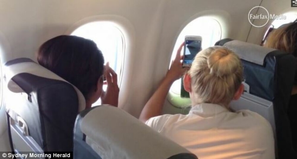 Surpriza uriasa pentru pasagerii unui zbor. Ce au observat cand s-au uitat pe geamul avionului. FOTO - Imaginea 1