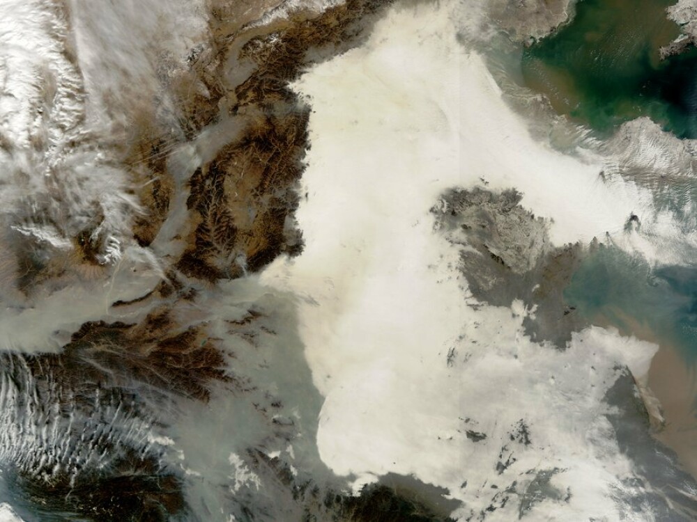 Din cauza poluarii, orasul Beijing nu mai poate fi vazut de catre satelitii NASA - Imaginea 4
