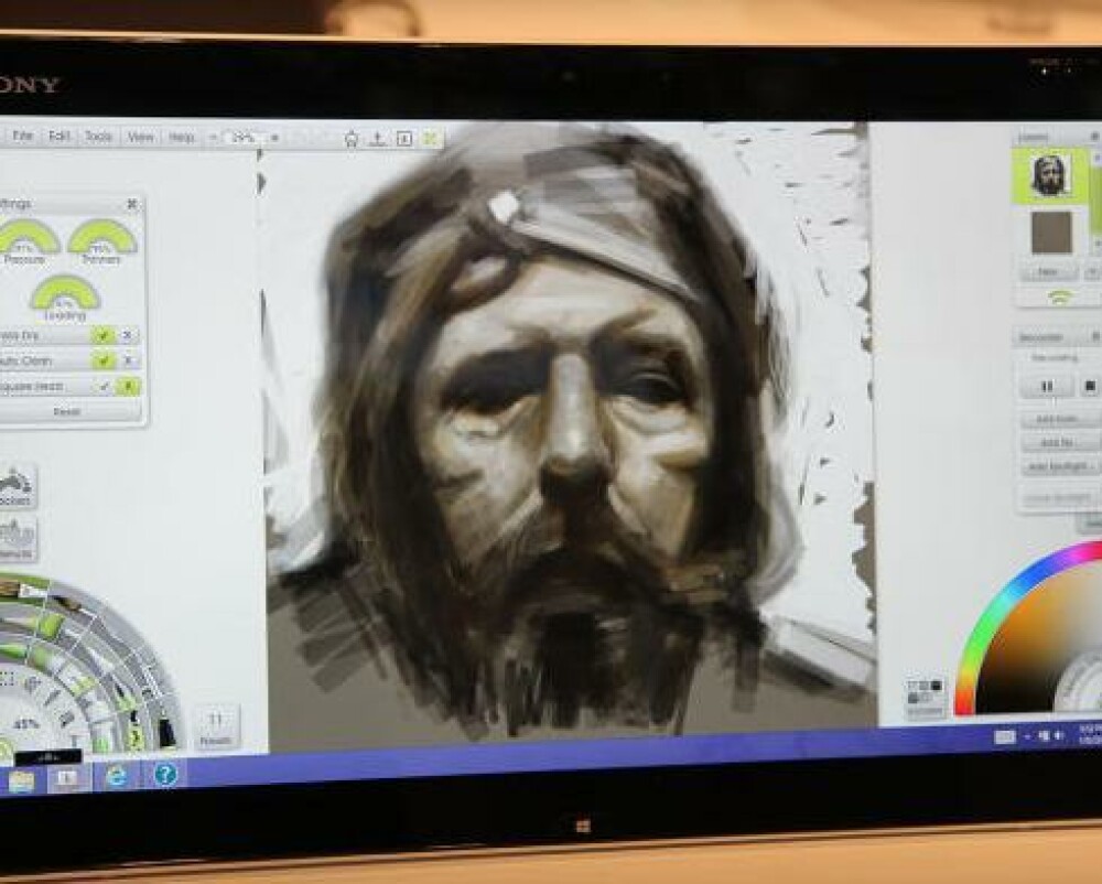 Cum arata pictura pe tablete. Doi artisti au facut minuni pe Vaio Duo 11 si Sony Tap 20 - Imaginea 1