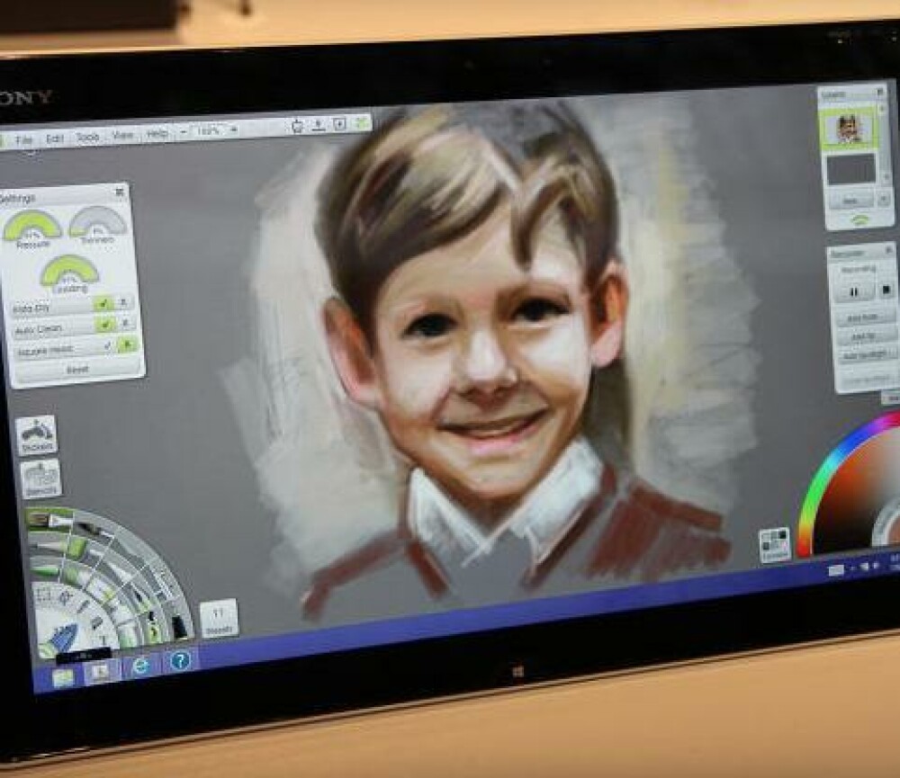 Cum arata pictura pe tablete. Doi artisti au facut minuni pe Vaio Duo 11 si Sony Tap 20 - Imaginea 6