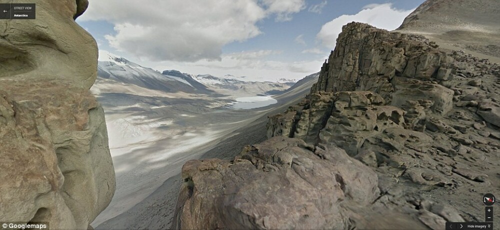 GALERIE FOTO. Polul Sud pe Google Street View. Cum arata cea mai izolata zona din lume - Imaginea 4