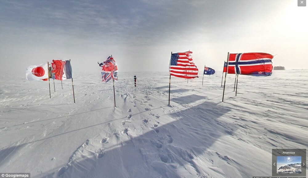 GALERIE FOTO. Polul Sud pe Google Street View. Cum arata cea mai izolata zona din lume - Imaginea 5