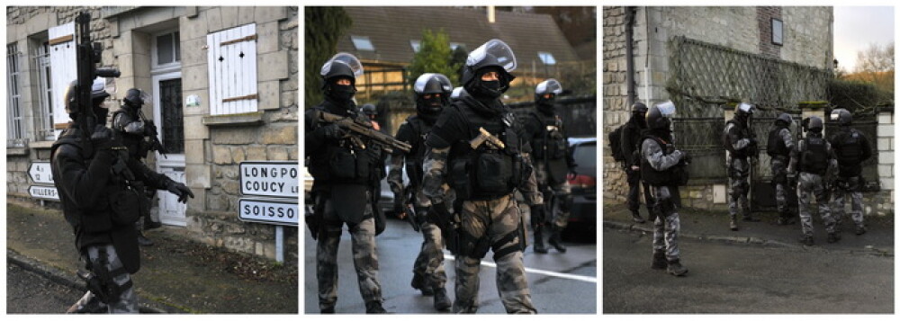 Presupusii teroristi, cautati de peste 30 de ore. S-au ascuns la nord de Paris, zona plasata sub nivel maxim de alerta - Imaginea 24