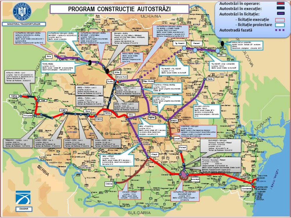 Autoritatile promit 250 km de autostrada in urmatorii doi ani. HARTILE oficiale cu traseul viitoarelor sosele din Romania - Imaginea 3