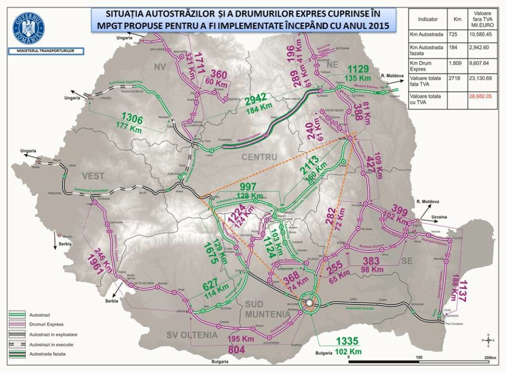 Autoritatile promit 250 km de autostrada in urmatorii doi ani. HARTILE oficiale cu traseul viitoarelor sosele din Romania - Imaginea 10