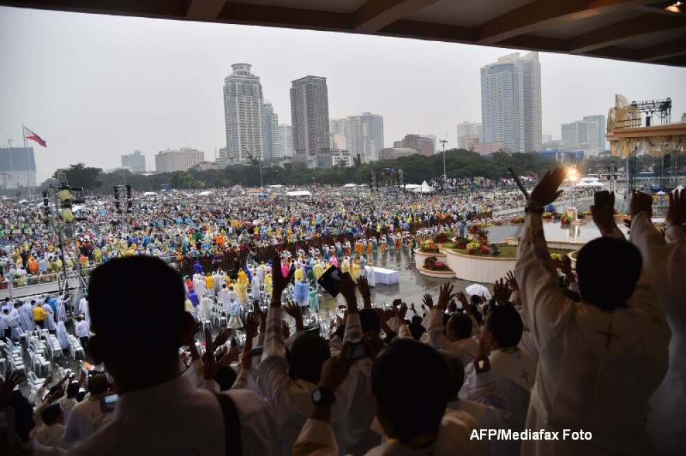 Papa Francisc, discurs in fata a milioane de catolici, in Filipine. 