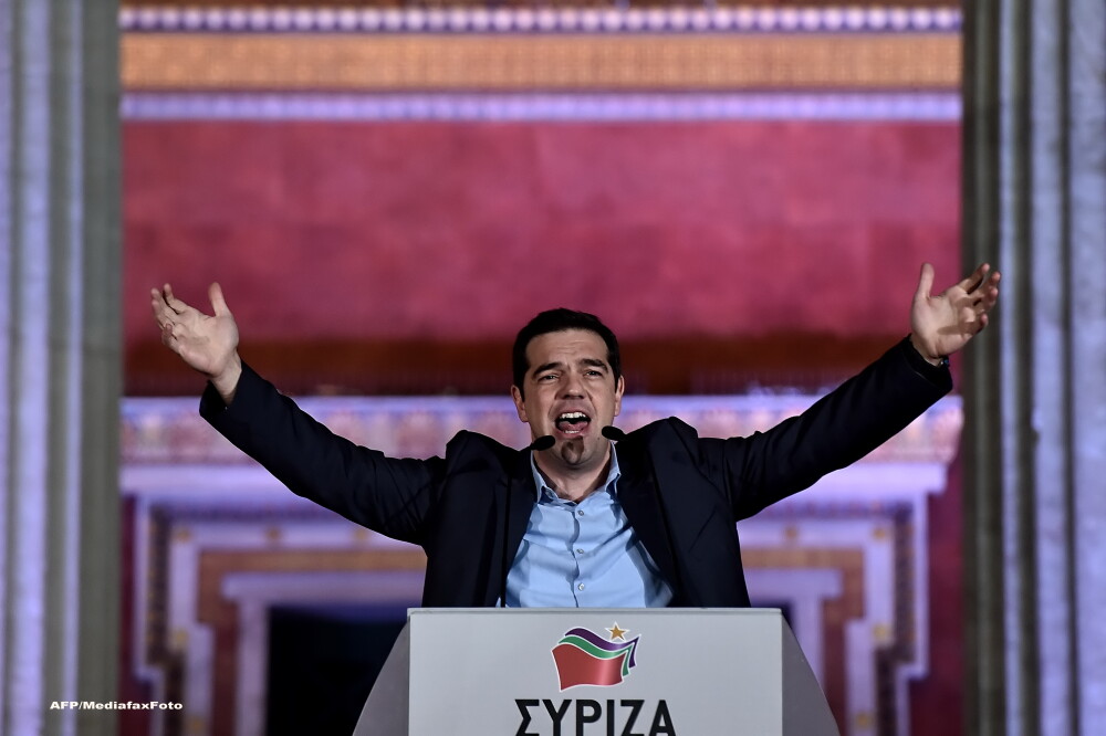 Alexis Tsipras este noul premier al Greciei: 