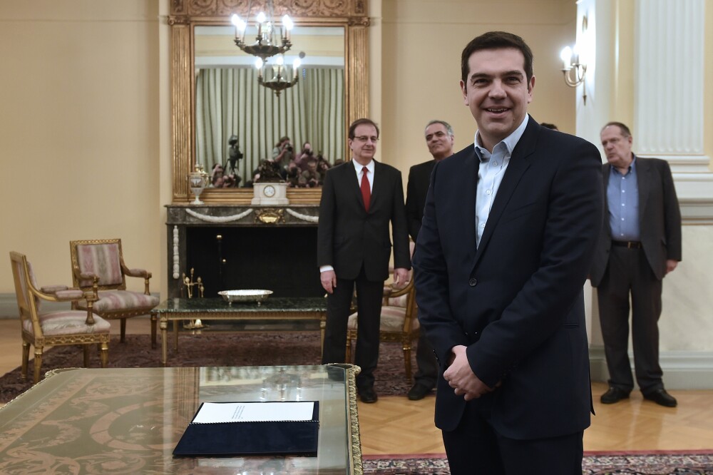 Alexis Tsipras este noul premier al Greciei: 