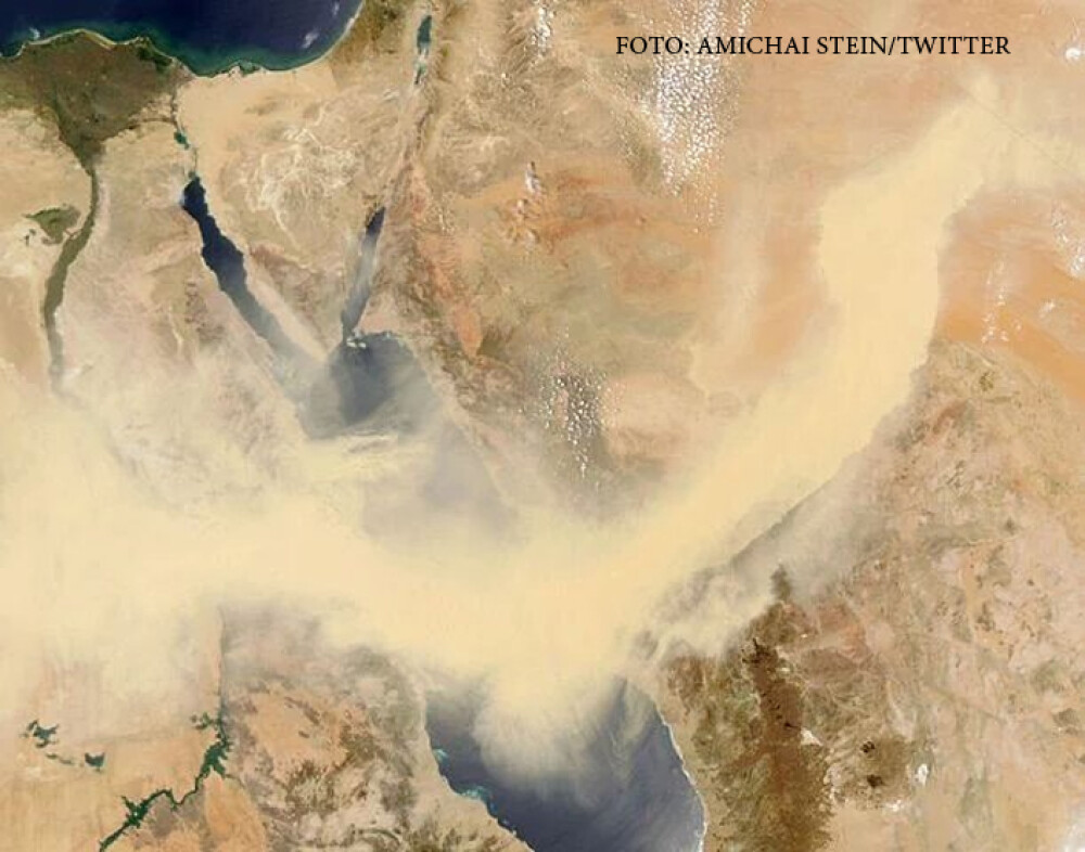 Furtuna uriasa de nisip pe doua continente. Cum a profitat Statul Islamic de acest fenomen meteo extrem - Imaginea 1