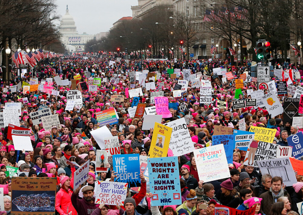 Milioane de oameni au manifestat contra lui Trump in SUA si in lume. La Washington a fost cel mai mare mars din istorie - Imaginea 9