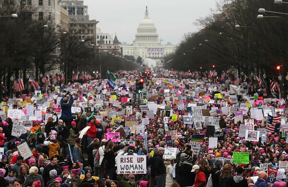 Milioane de oameni au manifestat contra lui Trump in SUA si in lume. La Washington a fost cel mai mare mars din istorie - Imaginea 19