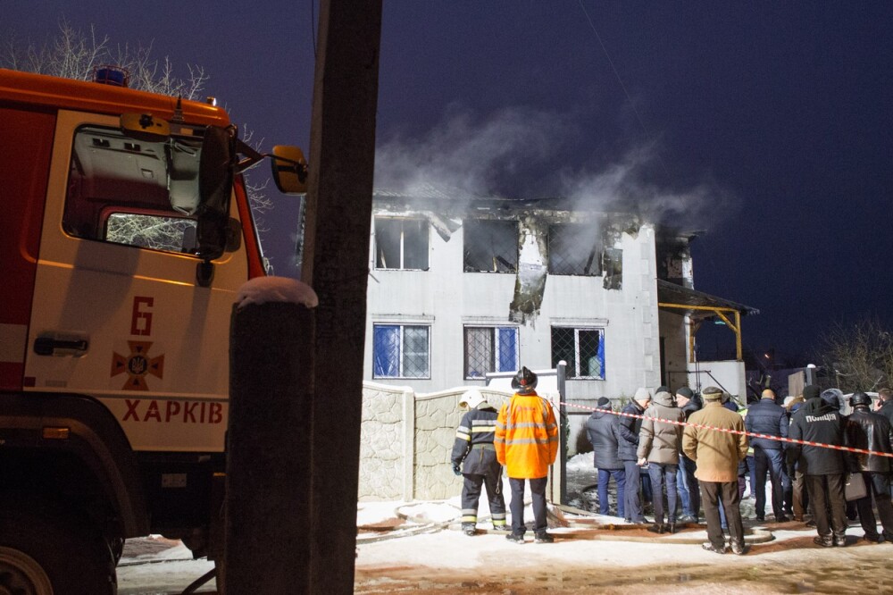 Incendiu uriaș la un cămin de bătrâni din Ucraina. Sunt 15 morți și 11 răniți - Imaginea 3