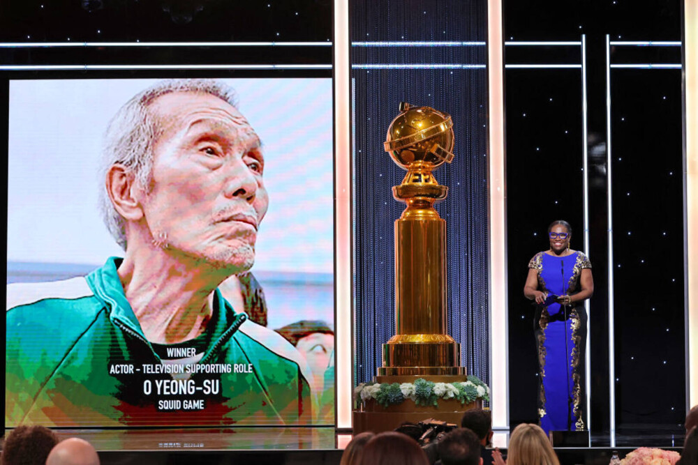 Actorul O Yeong-su, din Squid Game, scrie istorie la 77 ani. A câștigat primul său Glob de Aur - Imaginea 3
