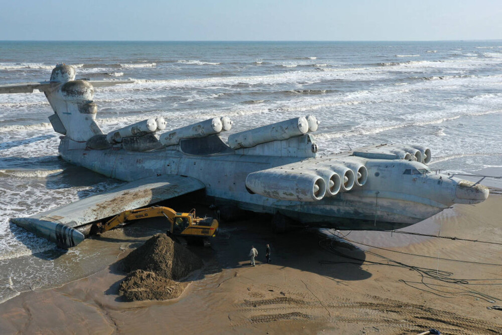 Monstrul de la Marea Caspică. Ce putea să facă unul dintre cele mai spectaculoase avioane din istorie GALERIE FOTO - Imaginea 1