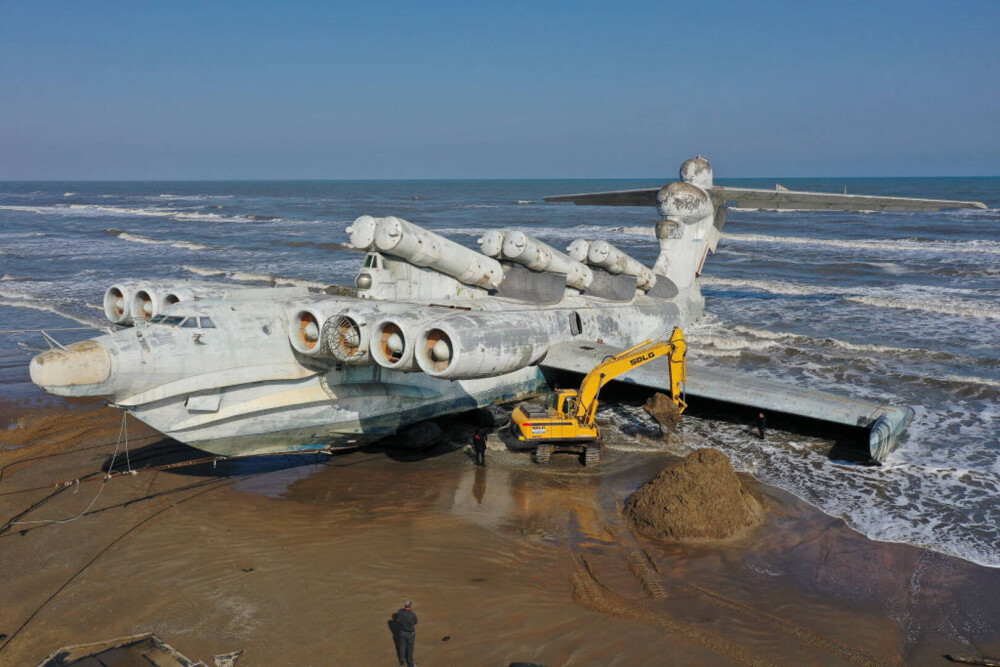 Monstrul de la Marea Caspică. Ce putea să facă unul dintre cele mai spectaculoase avioane din istorie GALERIE FOTO - Imaginea 6
