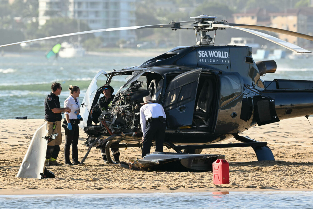 Patru morți după ce două elicoptere s-au ciocnit în aer. Momentul coliziunii a fost filmat. VIDEO - Imaginea 8