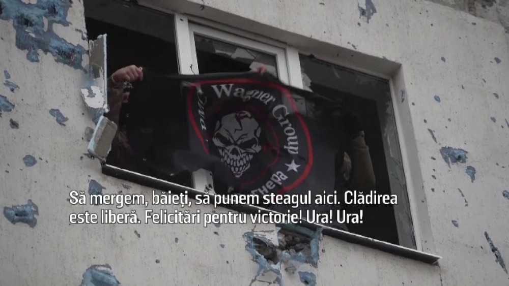 Soledar, zona fierbinte din Ucraina: Să punem steagul aici. Clădirea este liberă. Felicitări pentru victorie! GALERIE FOTO - Imaginea 4