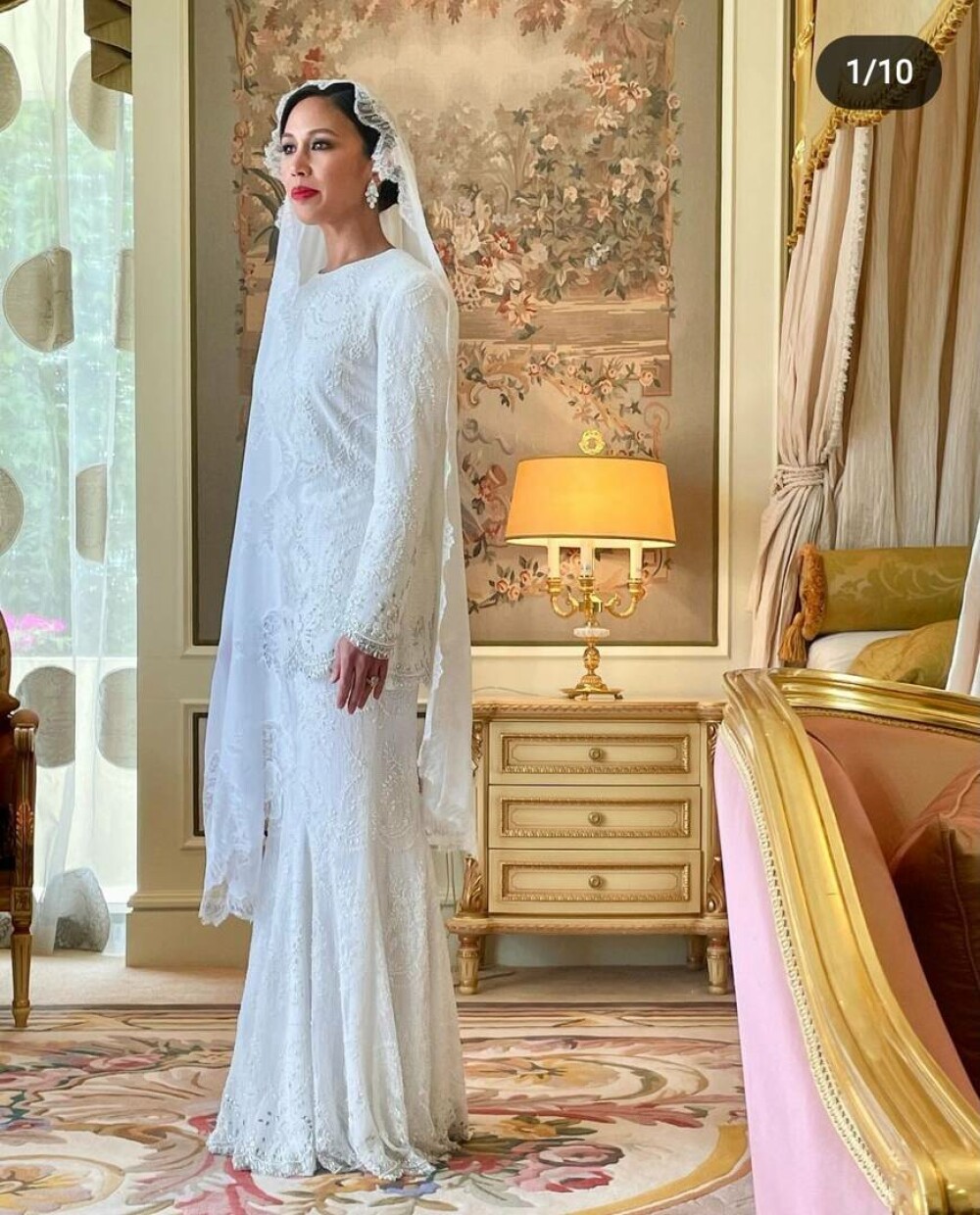 Nuntă regală fastuoasă în Brunei. Prințesa Azemah Bolkiah s-a căsătorit cu verișorul ei, prințul Muda Bahar - GALERIE FOTO - Imaginea 15