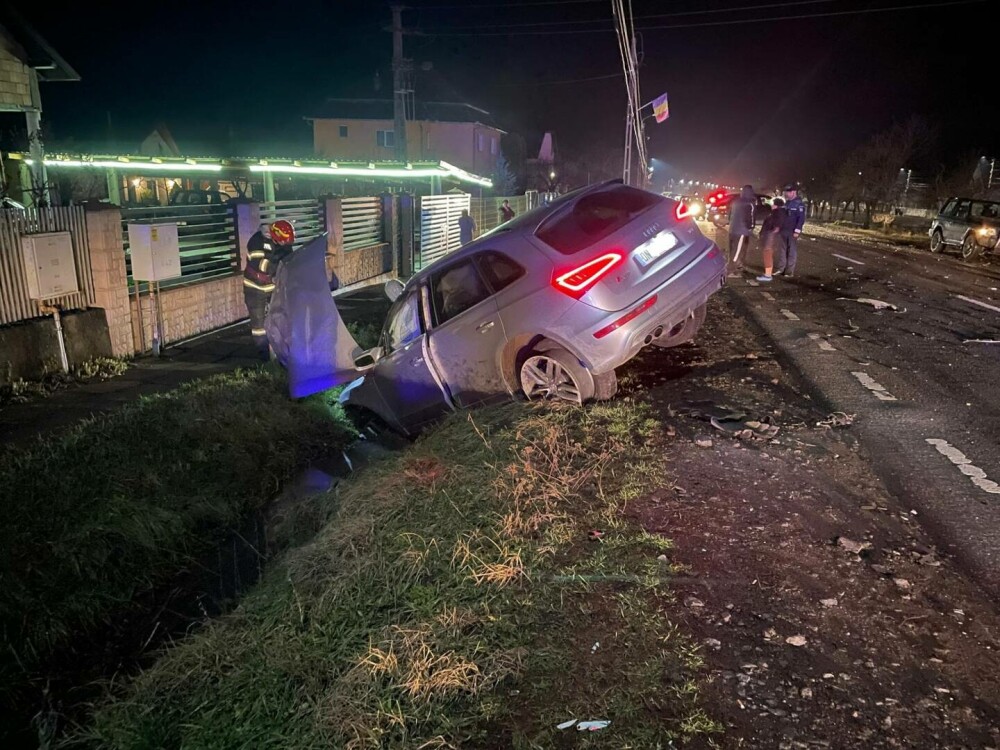 Un șofer beat a vrut să depășească o coloană de mașini și a produs o tragedie, în Satu Mare. FOTO - Imaginea 2