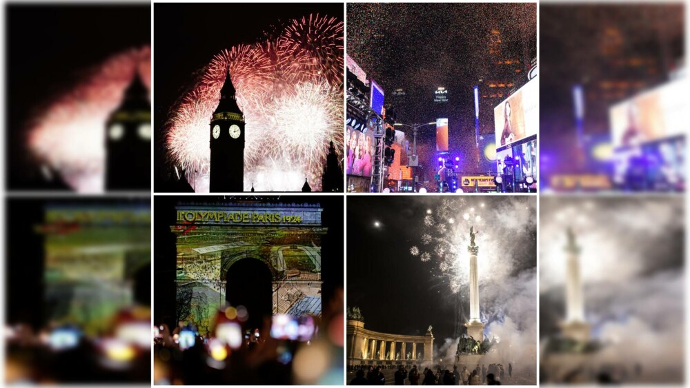 Noaptea de Revelion, văzută din toate colțurile lumii. Cum a întâmpinat omenirea anul 2024 - Imaginea 21