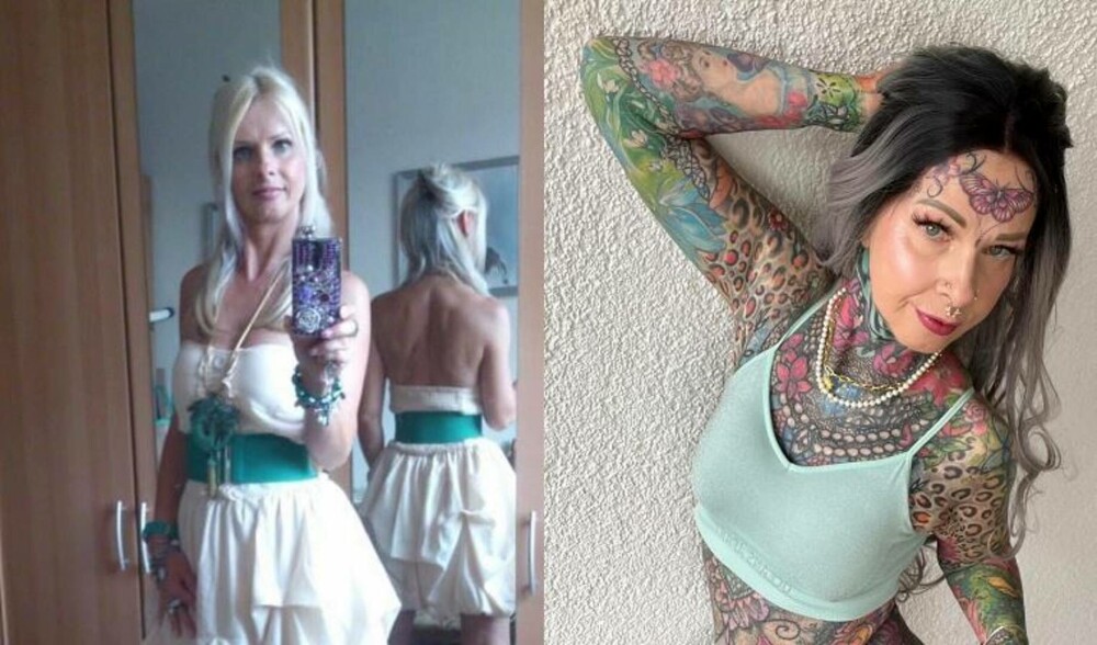 Bunicuța tatuată care a făcut furori pe internet cu felul în care arată. A cheltuit peste 26.000 de euro pe artă corporală - Imaginea 7