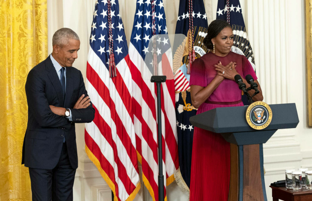 Michelle Obama împlinește 60 de ani. Imagini de colecție cu Prima Doamnă a Statelor Unite | GALERIE FOTO - Imaginea 31