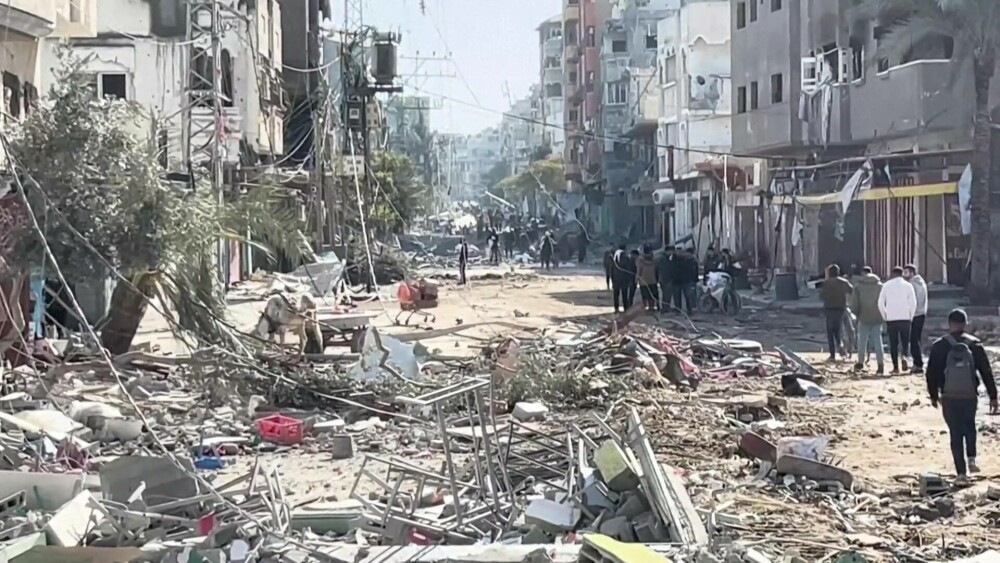 VIDEO. Orașul fantomă. Cum arată acum o tabără din Fâșia Gaza, după retragerea soldaților Israelului: haos și ruine - Imaginea 1