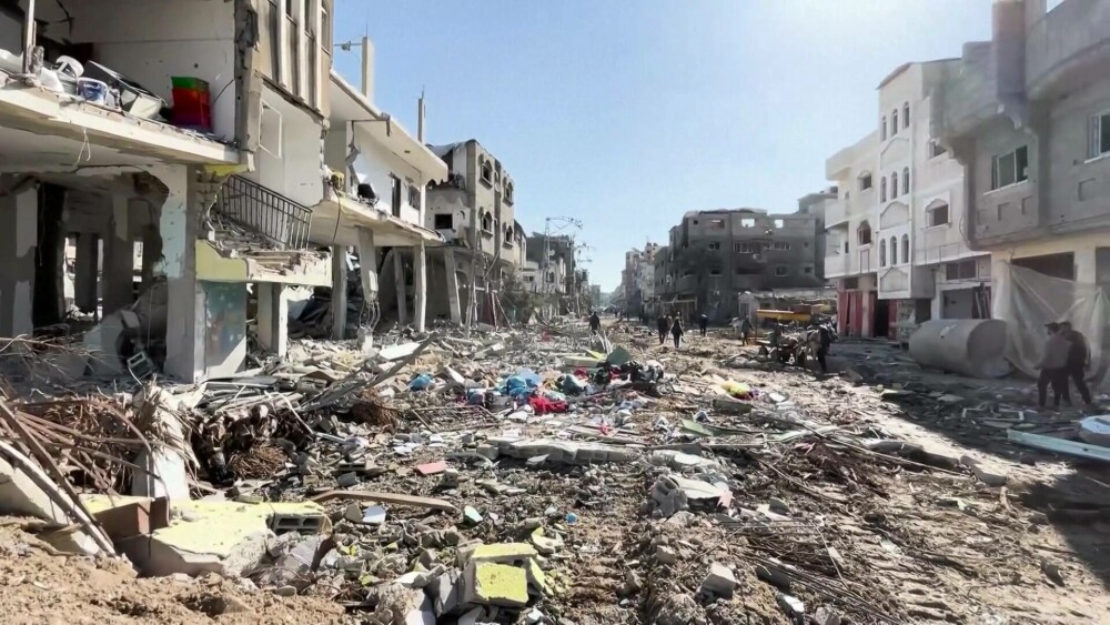 VIDEO. Orașul fantomă. Cum arată acum o tabără din Fâșia Gaza, după retragerea soldaților Israelului: haos și ruine - Imaginea 2