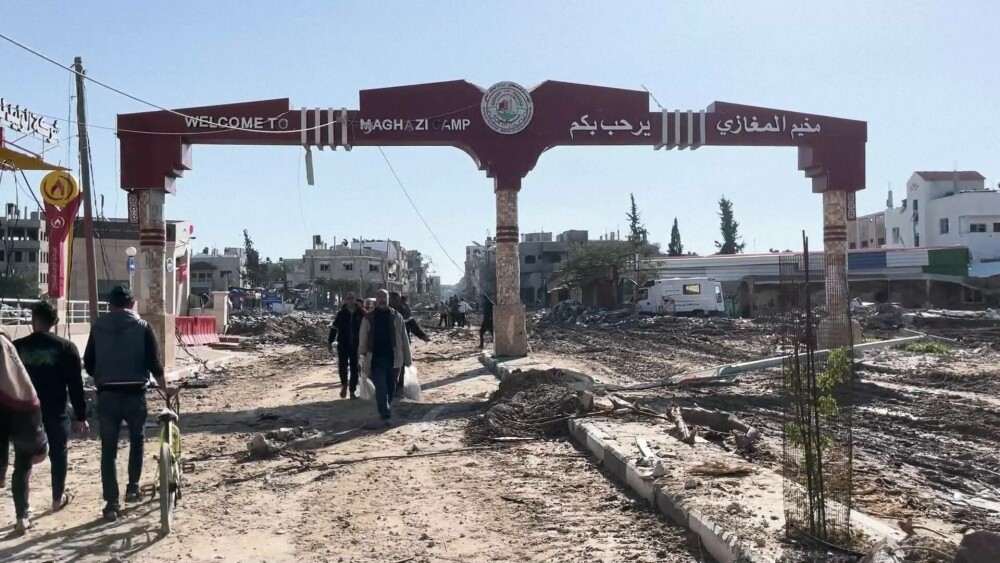 VIDEO. Orașul fantomă. Cum arată acum o tabără din Fâșia Gaza, după retragerea soldaților Israelului: haos și ruine - Imaginea 9