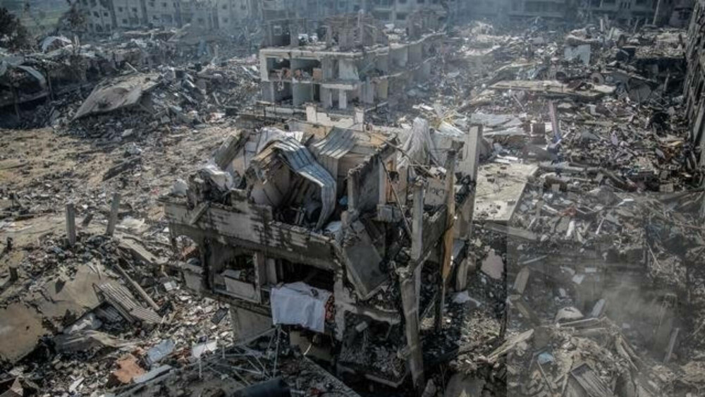 Imaginile dezastrului din Fâșia Gaza. Peisajul apocaliptic lăsat în urma bombardamentelor israeliene | GALERIE FOTO - Imaginea 28