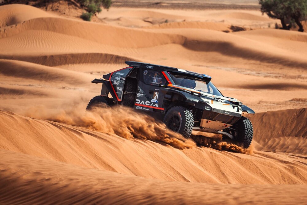 Dacia aruncă în luptă bestia Sandriders la Raliul Dakar. Imagini spectaculoase de promovare a mașinii românești | VIDEO - Imaginea 5