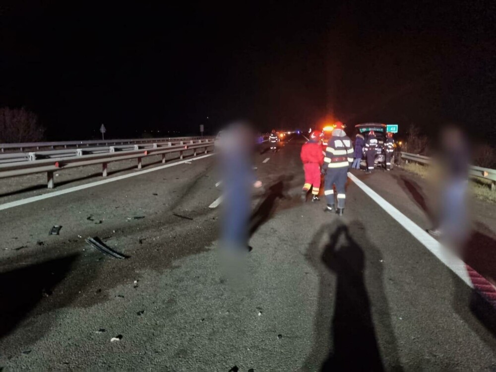 Carambol cu cinci mașini pe autostrada A3. Patru persoane au fost rănite - Imaginea 3