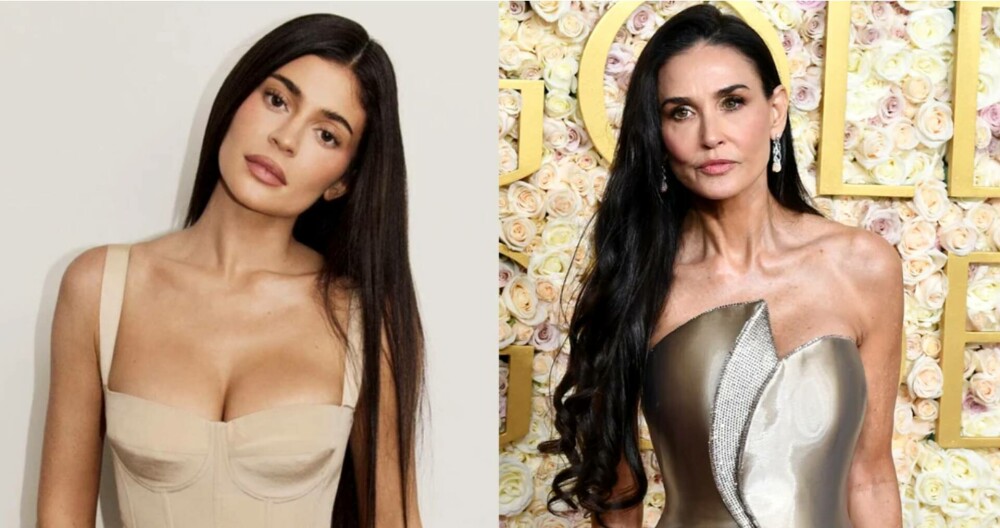 Demi Moore și Kylie Jenner, protagonistele unui scandal online după ce actrița ar fi ignorat-o la Globurile de Aur. VIDEO - Imaginea 27