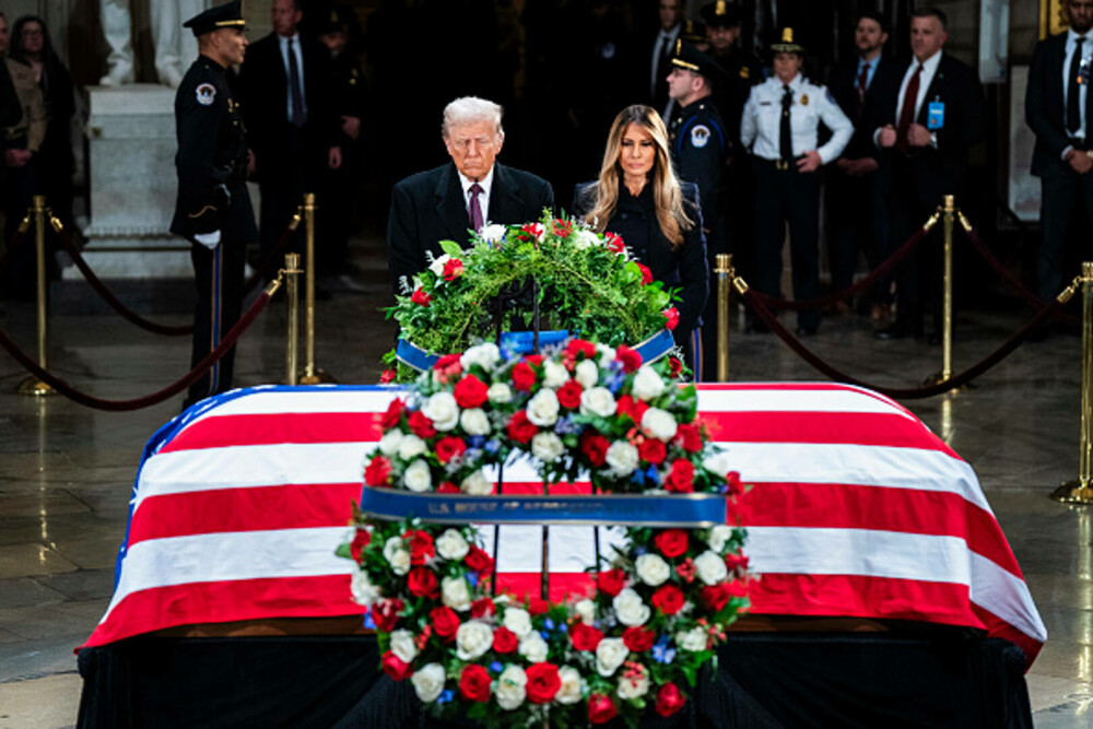 Melania Trump, ținută controversată la funeraliile lui Jimmy Carter. Ce detaliu a atras atenția. GALERIE FOTO - Imaginea 14