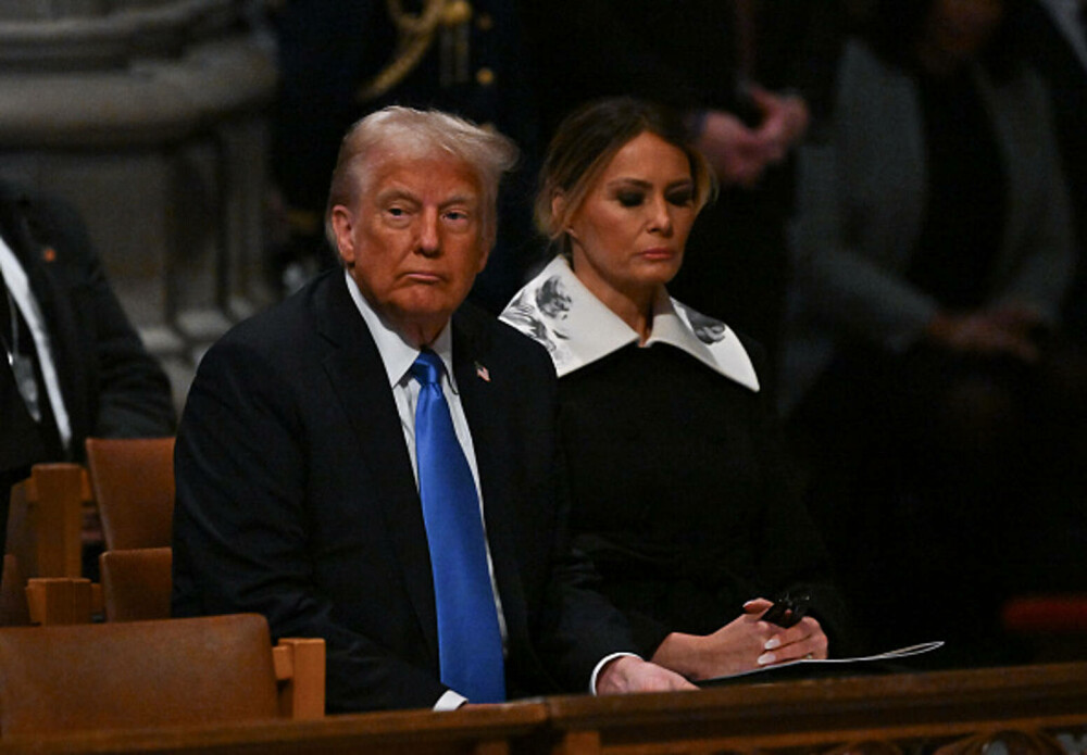 Melania Trump, ținută controversată la funeraliile lui Jimmy Carter. Ce detaliu a atras atenția. GALERIE FOTO - Imaginea 3