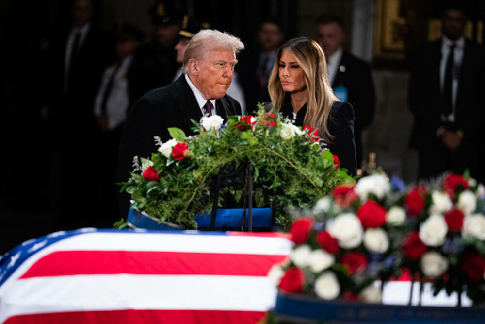 Melania Trump, ținută controversată la funeraliile lui Jimmy Carter. Ce detaliu a atras atenția. GALERIE FOTO - Imaginea 10