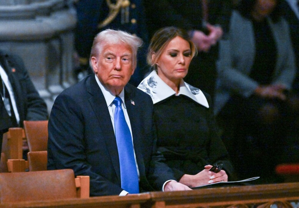 Melania Trump, ținută controversată la funeraliile lui Jimmy Carter. Ce detaliu a atras atenția. GALERIE FOTO - Imaginea 1