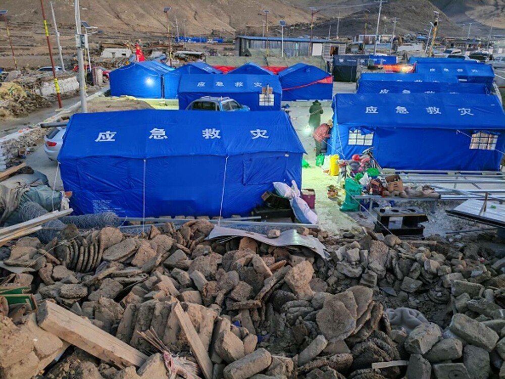 China raportează probleme la cinci baraje din Tibet după cutremurul cu magnitudinea 6,8. GALERIE FOTO - Imaginea 11
