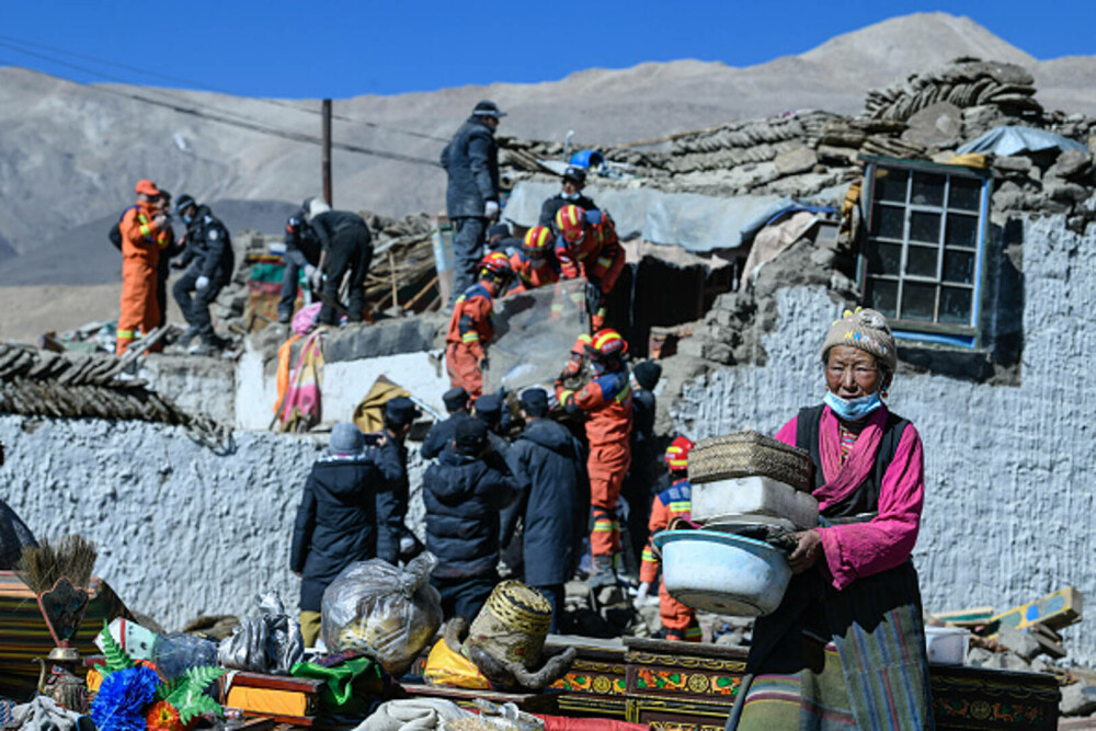 China raportează probleme la cinci baraje din Tibet după cutremurul cu magnitudinea 6,8. GALERIE FOTO - Imaginea 3