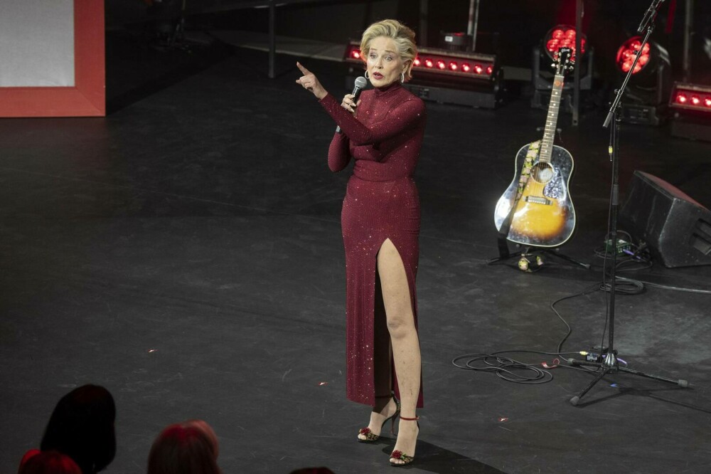 Sharon Stone, apariţie spectaculoasă la un eveniment caritabil în New York City. GALERIE FOTO - Imaginea 16