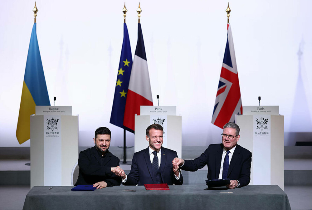 Summit-ul din Paris. VIDEO cu președintele Nicușor Dan, poziționat ”strategic” la fotografia de grup, lângă liderii Europei - Imaginea 15