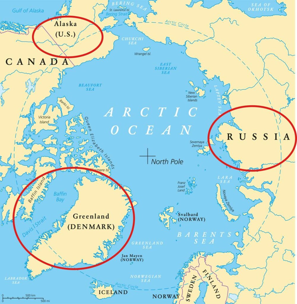 HARTA care arată clar de ce este importantă Groenlanda pentru SUA: locul ideal pentru scuturi antirachete, dar este și bogată - Imaginea 4