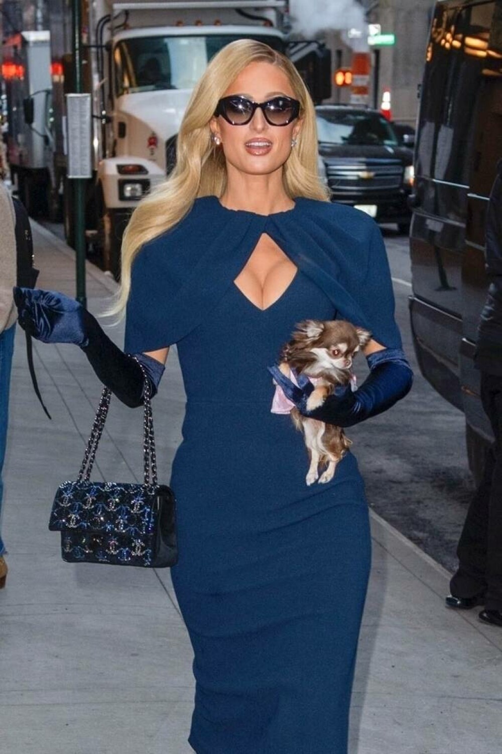 Paris Hilton a atras toate privirile pe străzile din New York, cu o ținută inspirată din anii 2000. GALERIE FOTO - Imaginea 29