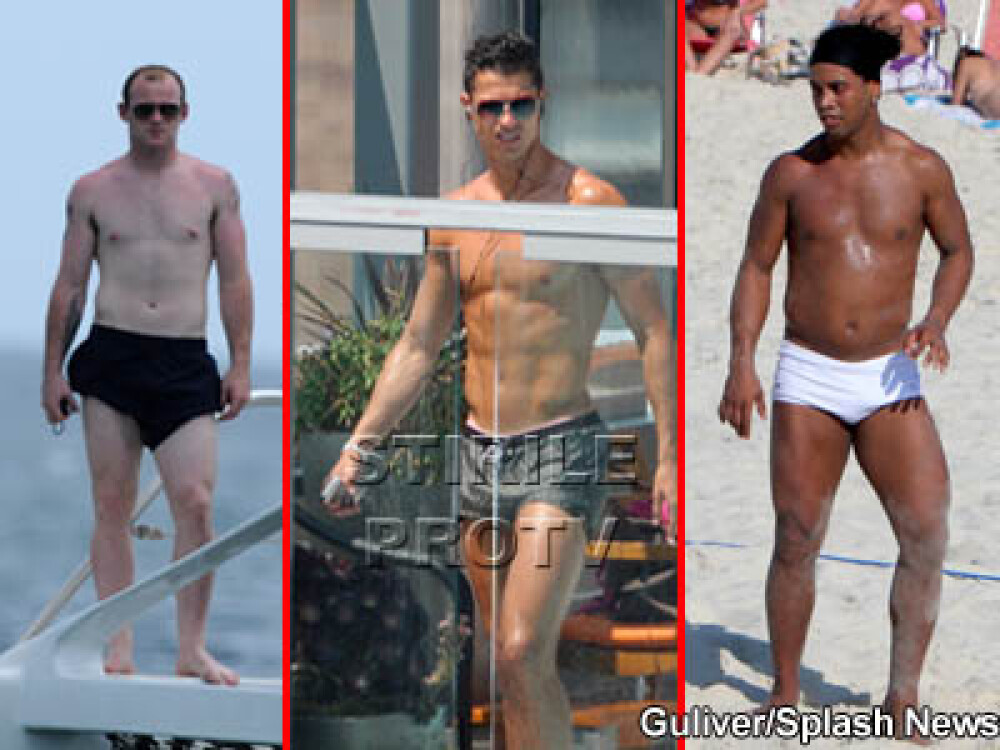Ronaldo, Ronaldinho si Rooney profita din plin de vara - Imaginea 1