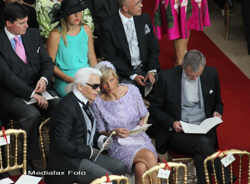 Nunta de la Monaco, parada elegantei si glamour-ului. GALERIE FOTO - Imaginea 1
