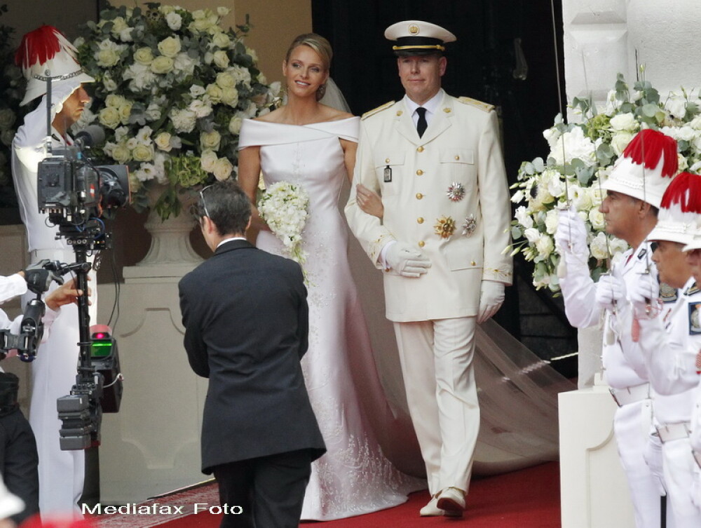 Nunta de la Monaco, parada elegantei si glamour-ului. GALERIE FOTO - Imaginea 2