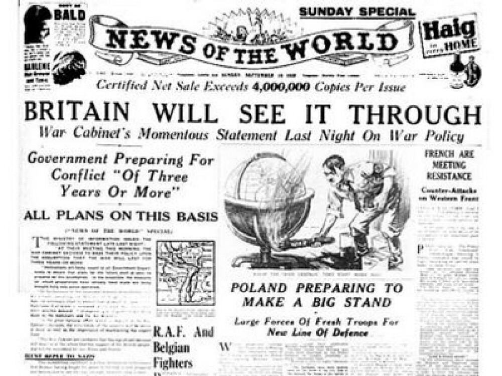 De la scufundarea Titanicului la bomba de la Nagasaki. Istoria surprinsa de News of the World - Imaginea 7