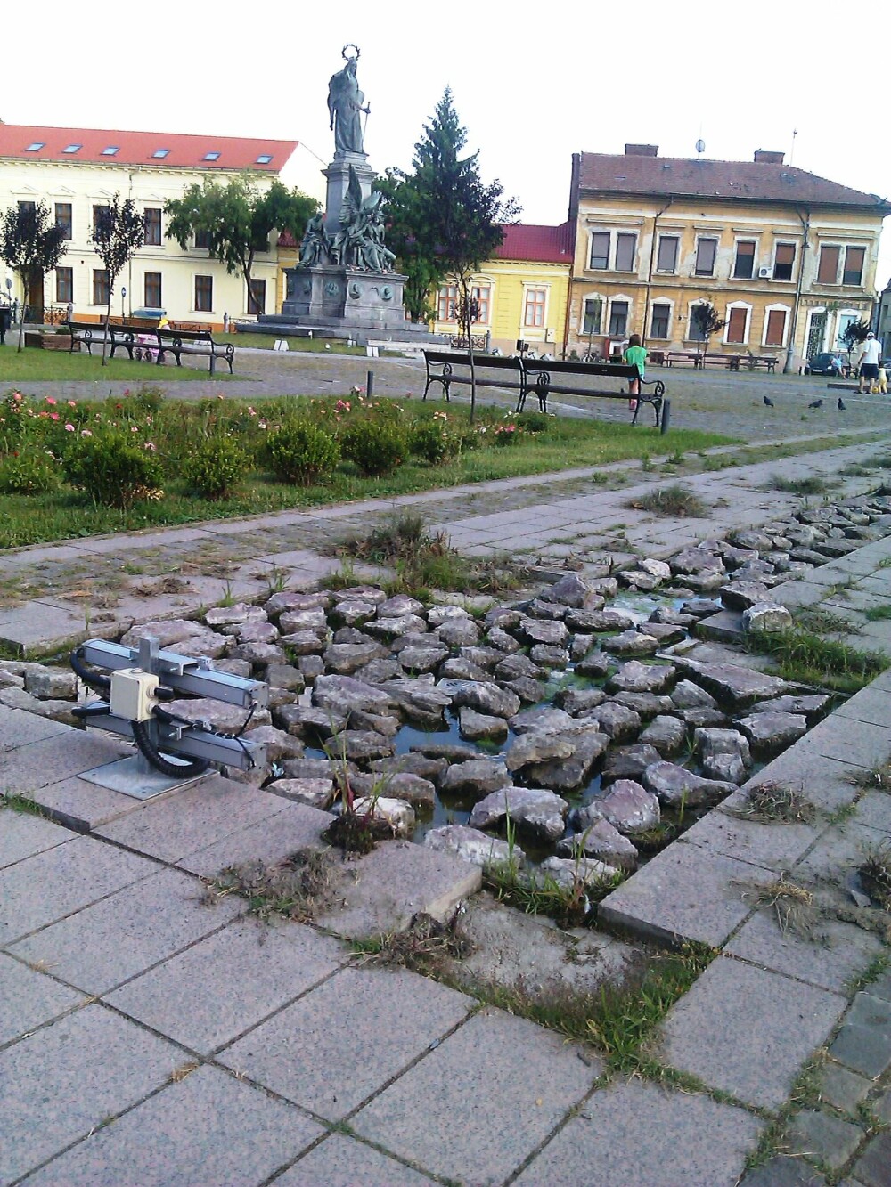 Parcul reconcilierii, simbol al relatiilor romano-ungare, a devenit o ruina. Vezi cum arata acum - Imaginea 10